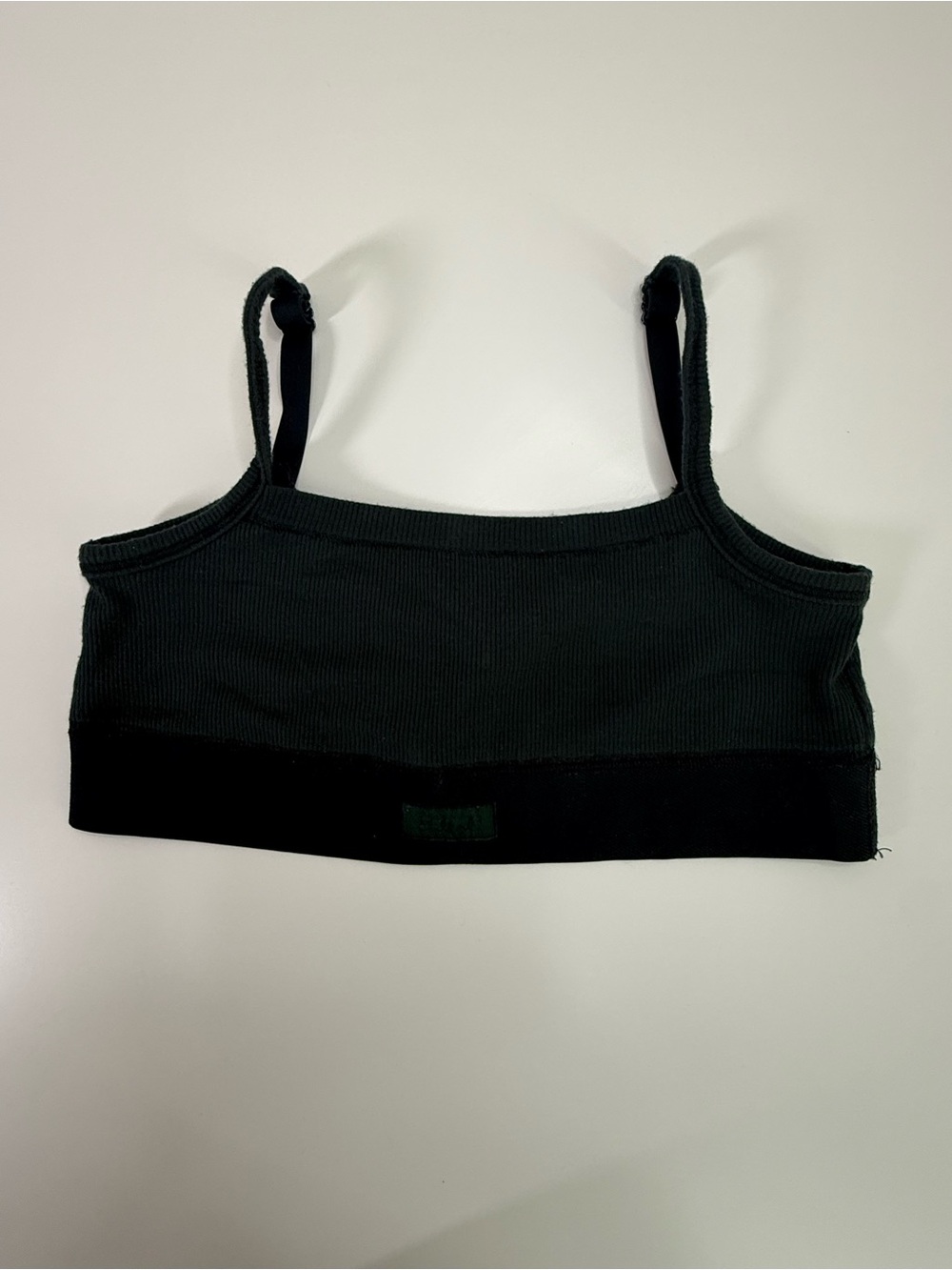 SKIMS | Cotton Rib Bralette | Black | Size Medium